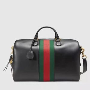 Gucci Leather Duffle Carry-on and CrossBody Bag
